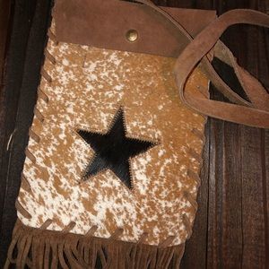 Western leather bag